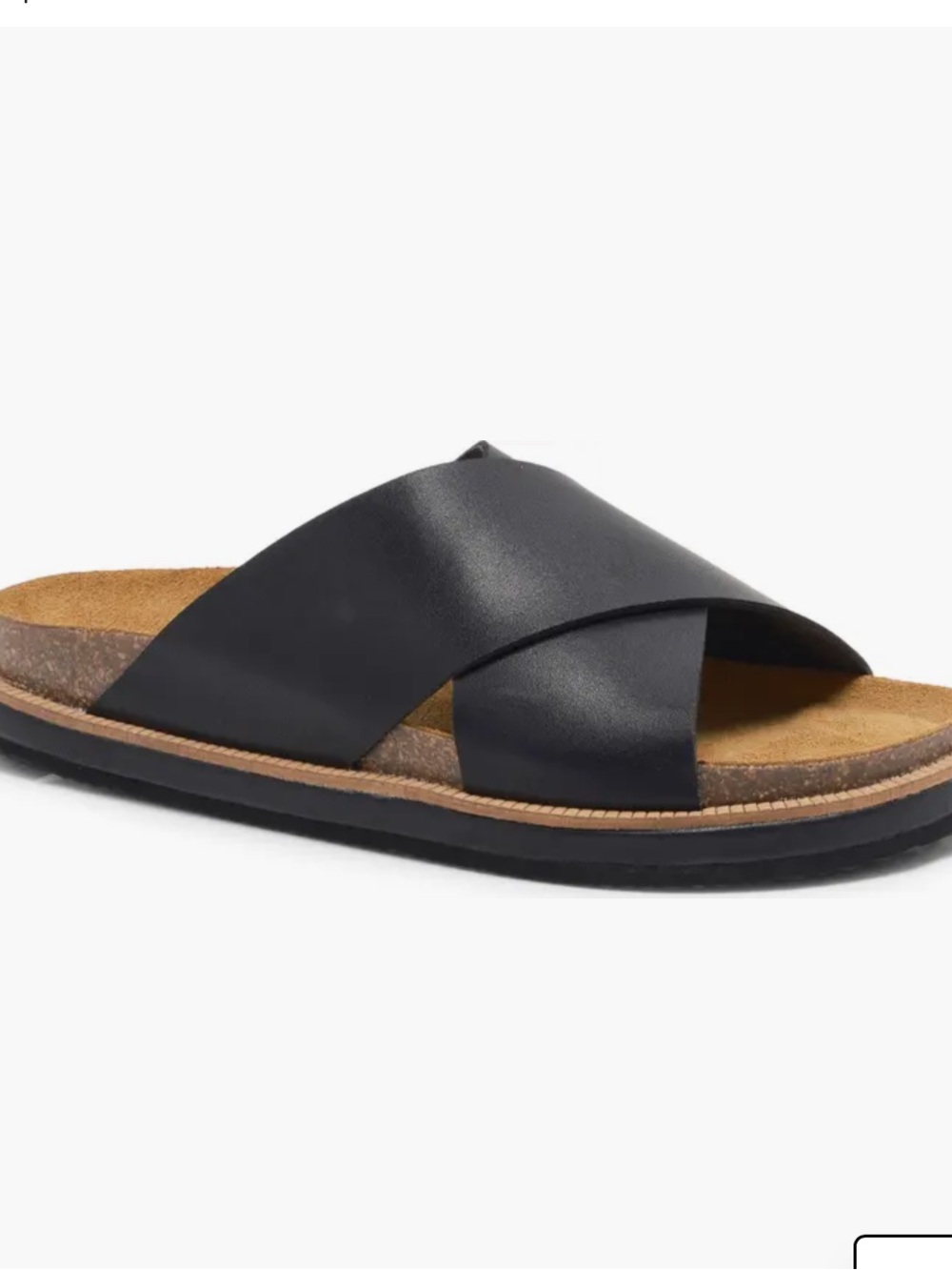 Free People Sidelines Slide Sandals Navy